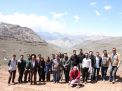 گزارش تصویری بازدید رئیس  و دانشجویان کارشناسی ارشد معدن ، نفت و ژئوفیزیک ازمعدن بوکسیت تاش 